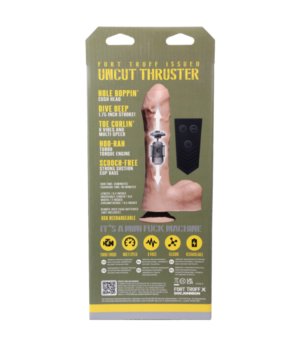 Doc Johnson Uncut Thruster - Mini Fuck Machine