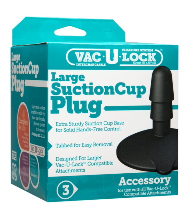 Doc Johnson Grote Zuignap Plug