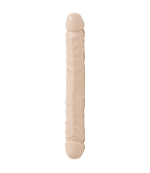 Jr. Veined Double Header - Dildo met Double Ends - 12 / 30 cm