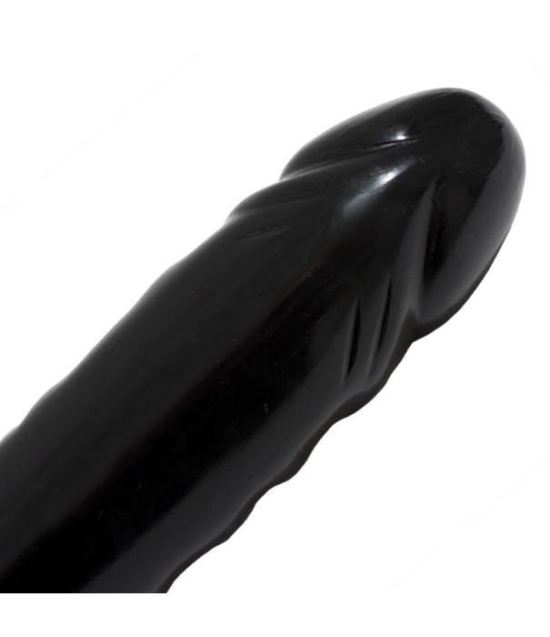 Doc Johnson Geaderde Double Header - Dildo met Dubbele Einden - 18 / 45 cm