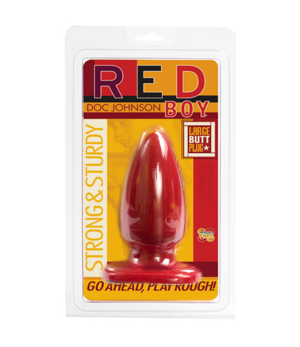 Doc Johnson Rode Jong - Butt Plug - L