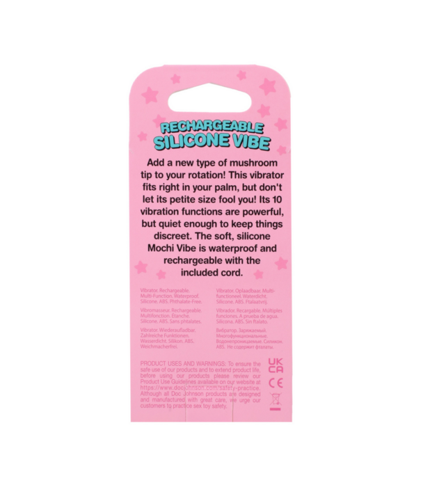Doc Johnson Paddenstoel Vibe - Oplaadbare Siliconen Vibrator - Roze