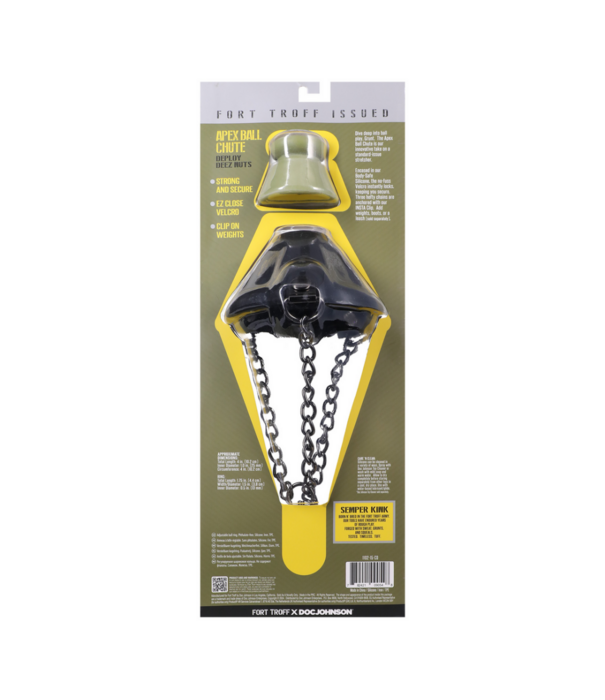 Doc Johnson Apex Ball Chute - Zwart