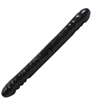Geaderde Double Header - Dildo met Dubbele Einden - 18 / 45 cm
