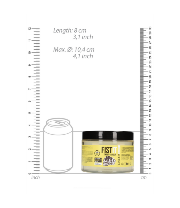Fist It by Shots Extra Dikke Glijmiddel - Vanille - 17 fl oz / 500 ml