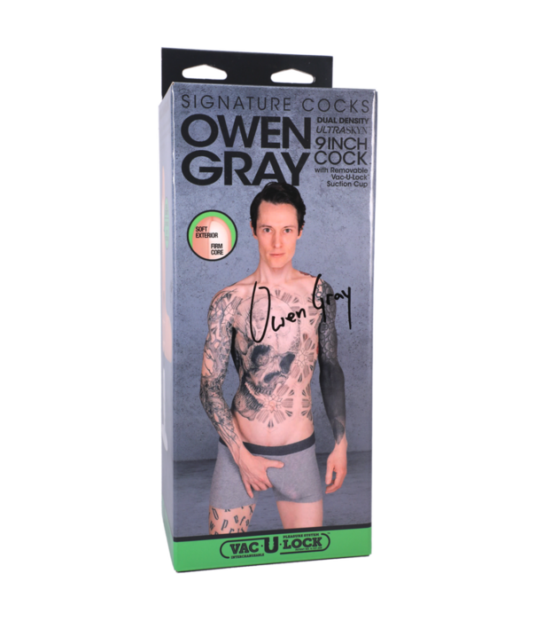 Doc Johnson Owen Gray - Realistic ULTRASKYN Dildo - 9 / 22 cm