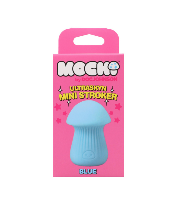 Doc Johnson Paddenstoel Stroker - ULTRASKYN Mini Stroker - Blauw