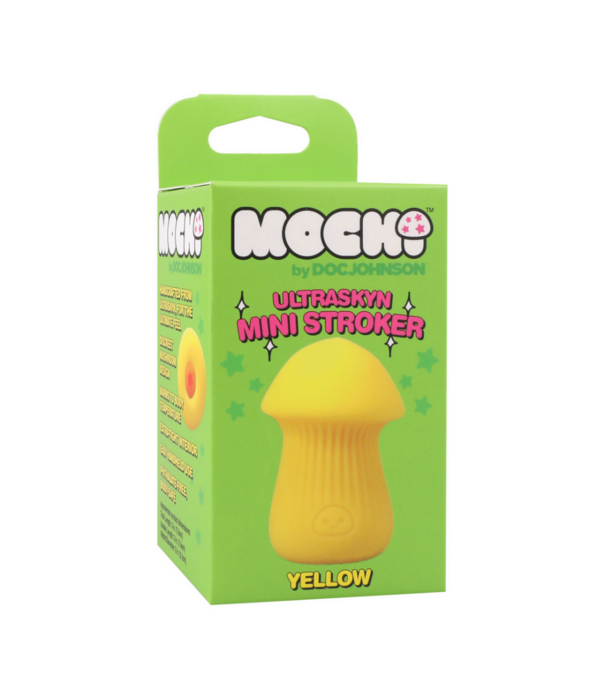 Doc Johnson Paddenstoel Stroker - ULTRASKYN Mini Stroker - Geel