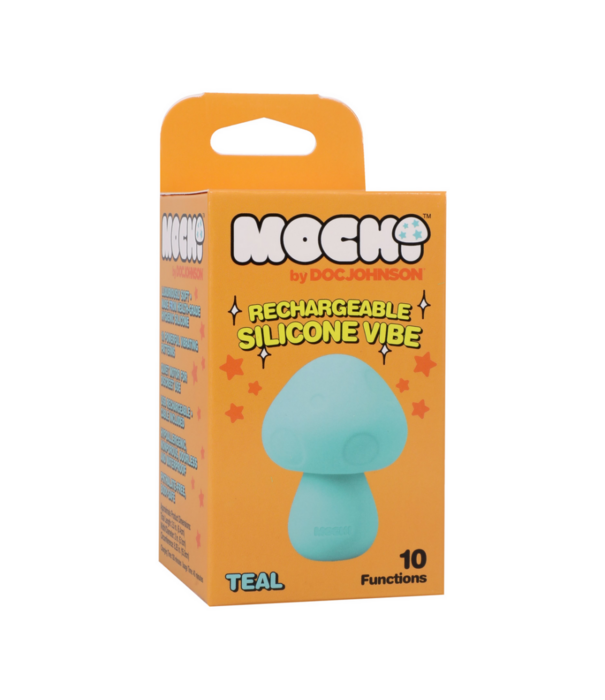 Doc Johnson Paddenstoel Vibe - Oplaadbare Siliconen Vibrator - Teal
