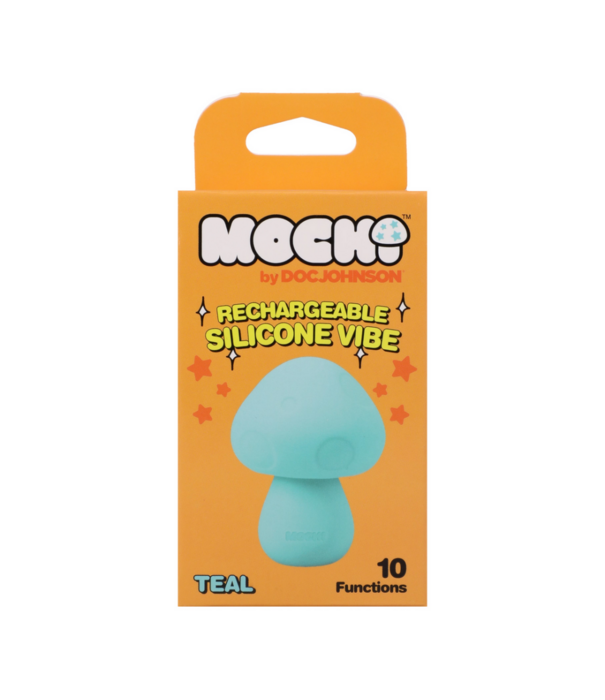 Doc Johnson Paddenstoel Vibe - Oplaadbare Siliconen Vibrator - Teal