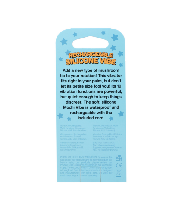 Doc Johnson Mushroom Vibe - Oplaadbare Siliconen Vibrator - Paars
