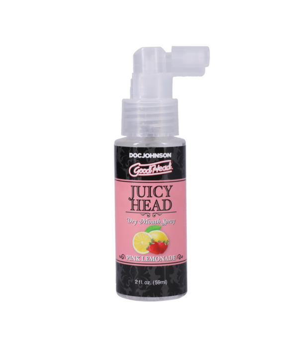 Doc Johnson Juicy Head - Dry Mouth Spray - Pink Lemonade - 2 fl oz / 59 ml