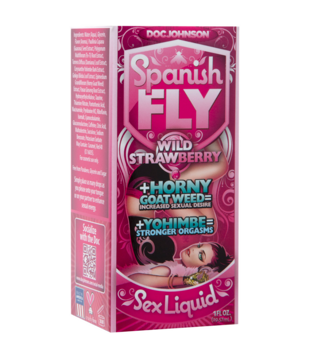 Doc Johnson Sex Drops - Stimulerende Druppels - Wilde Aardbei - 1 fl oz / 30 ml