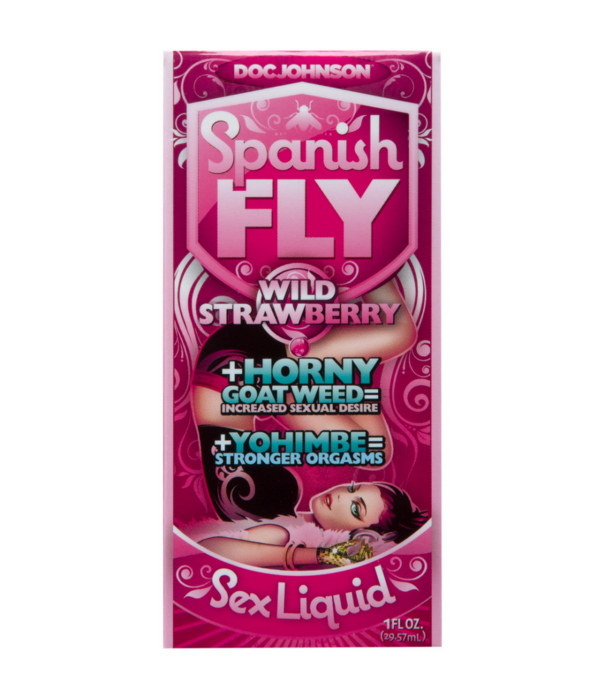 Doc Johnson Sex Drops - Stimulerende Druppels - Wilde Aardbei - 1 fl oz / 30 ml