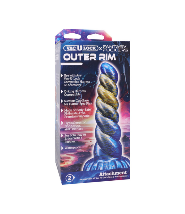 Doc Johnson Fantasy Fuckers - Outer Rim - Blauw/Goud