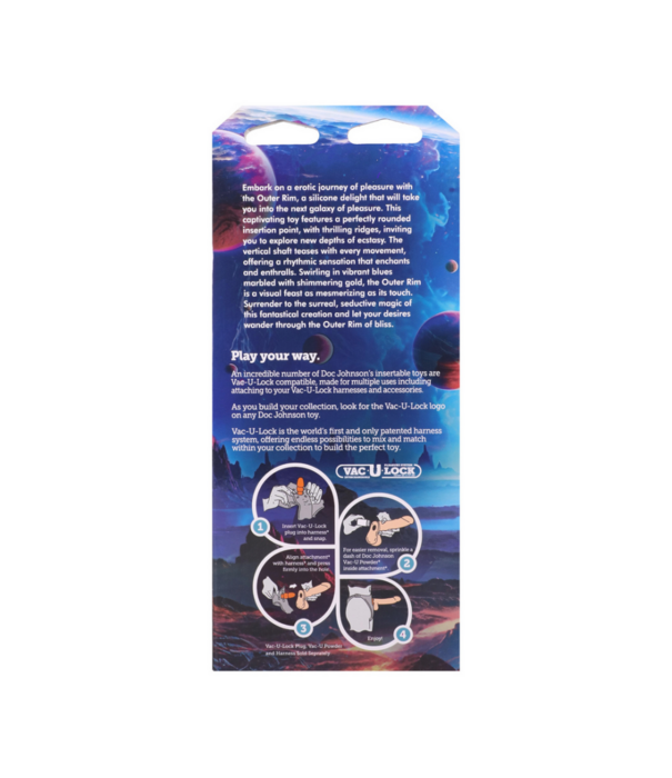 Doc Johnson Fantasy Fuckers - Outer Rim - Blauw/Goud