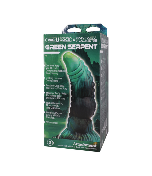 Doc Johnson Fantasy Fuckers - Groene Slang - Groen