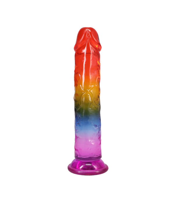 Doc Johnson Classic Dong - 8,5 / 21,6 cm - Regenboog