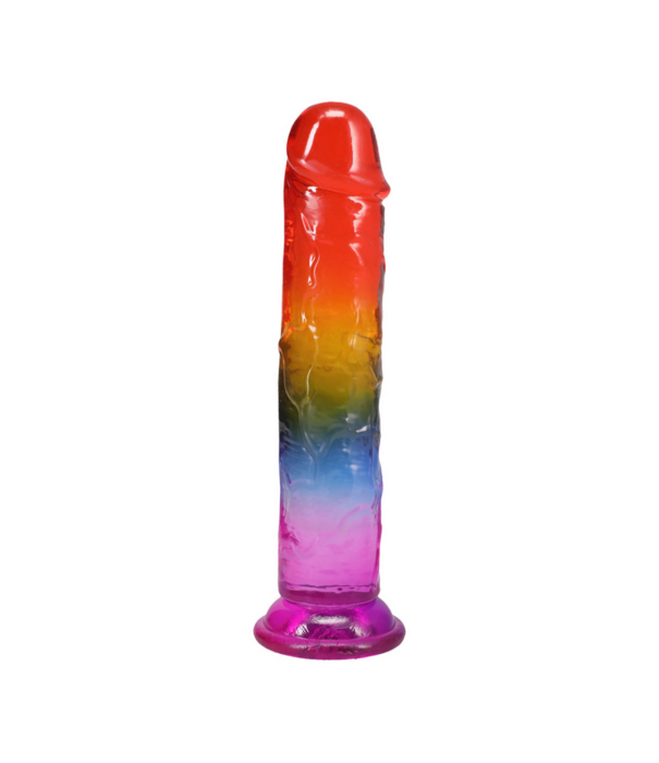 Doc Johnson Classic Dong - 8,5 / 21,6 cm - Regenboog