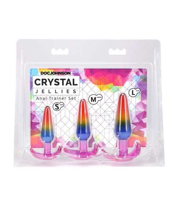 Doc Johnson Anal Trainer Set - S/M/L - Regenboog