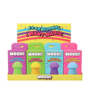 Paddenstoel Stroker - Display met 12 ULTRASKYN Mini Strokers