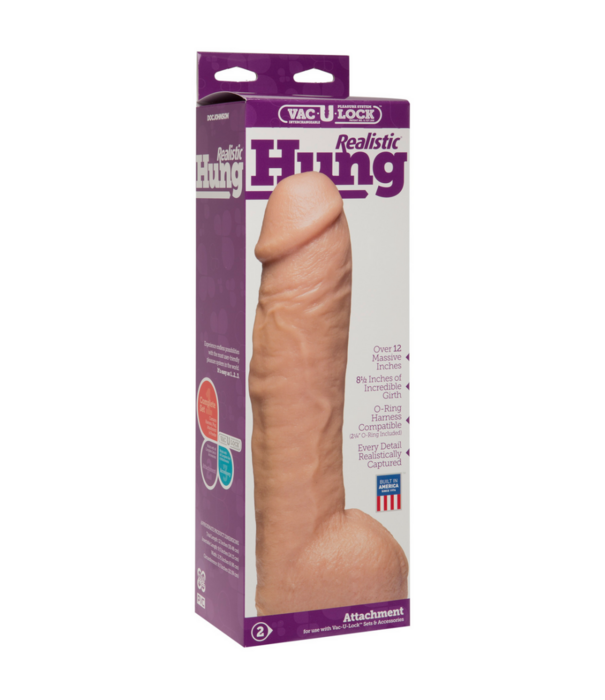Doc Johnson Realistic Hung - Realistic Dildo - 13 / 32 cm