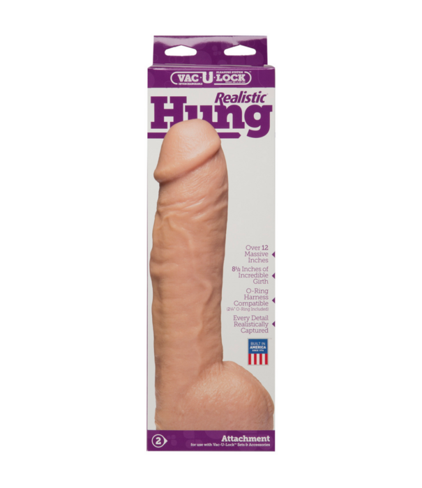 Doc Johnson Realistic Hung - Realistic Dildo - 13 / 32 cm