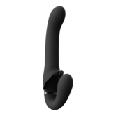 Satu - Pulse-Wave en Vibrerende Strapless Strapon - Zwart