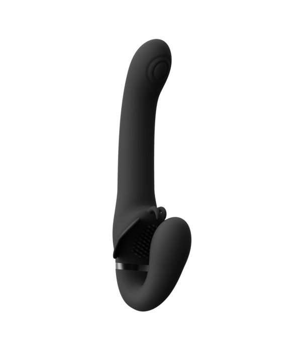 VIVE by Shots Satu - Pulse-Wave en Vibrerende Strapless Strapon - Zwart