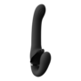 Satu - Pulse-Wave en Vibrerende Strapless Strapon - Zwart
