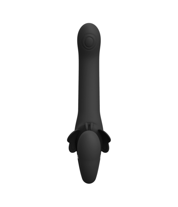 VIVE by Shots Satu - Pulse-Wave en Vibrerende Strapless Strapon - Zwart