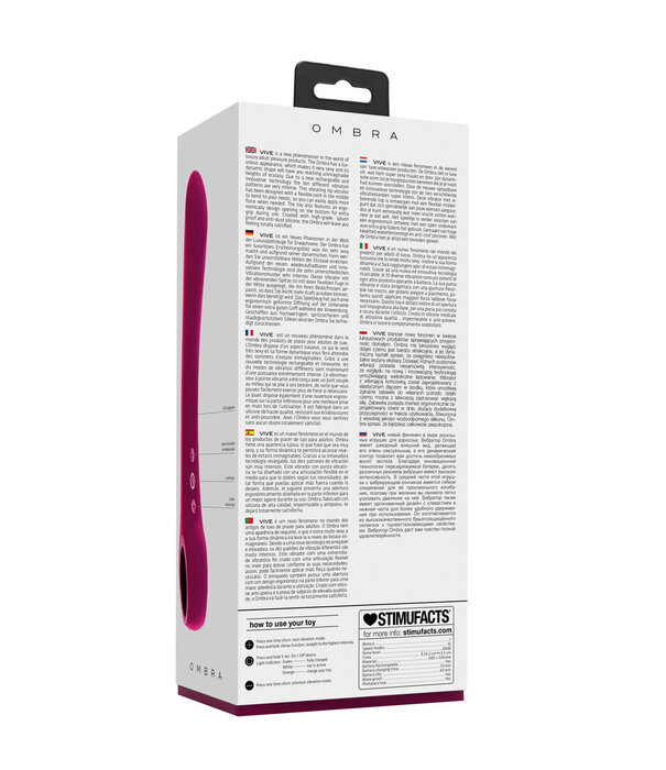 VIVE by Shots Ombra - Buigbare Vibrator - Roze
