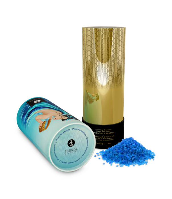 Shunga Oriëntale Kristallen Badzout - Ocean Temptations - 17,6 oz / 500 gr