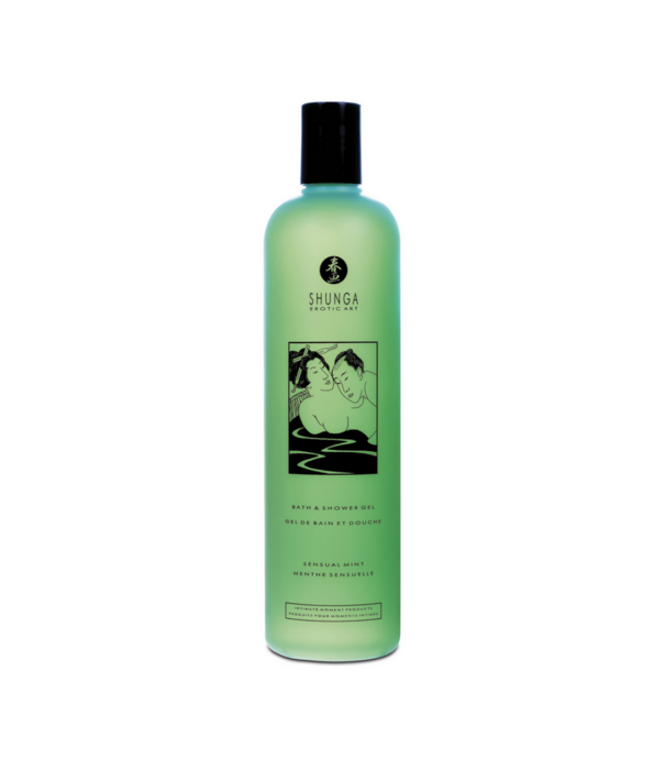 Shunga Bad- en Douchegel - Sensual Mint - 12,5 fl oz / 370 ml