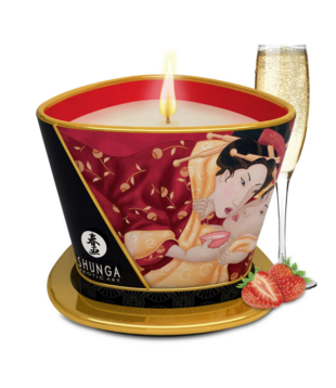Massagekaars - Aardbei Sprankelende Wijn - 5.7 oz / 170 ml