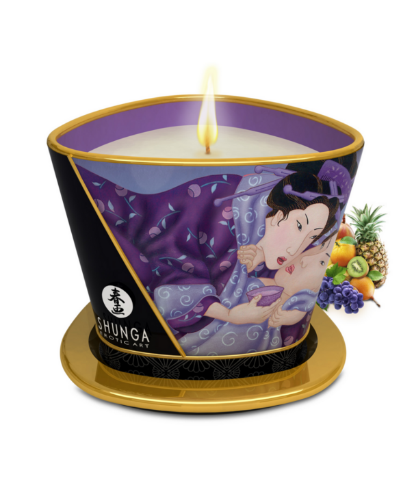 Shunga Massagekaars - Exotische Vruchten - 5,7 oz / 170 ml