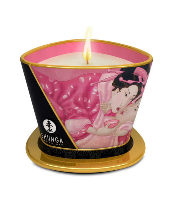 Shunga Massagekaars - Rozen - 5,7 oz / 170 ml