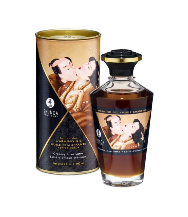 Shunga Aphrodisia Olie - Romige Love Latte - 3.5 fl oz / 100 ml