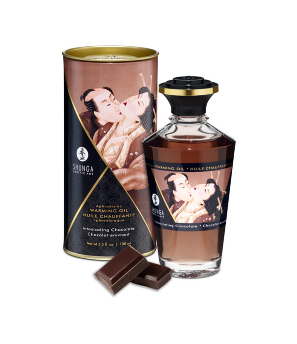 Shunga Aphrodisia Olie - Betoverende Chocolade - 3,5 fl oz / 100 ml