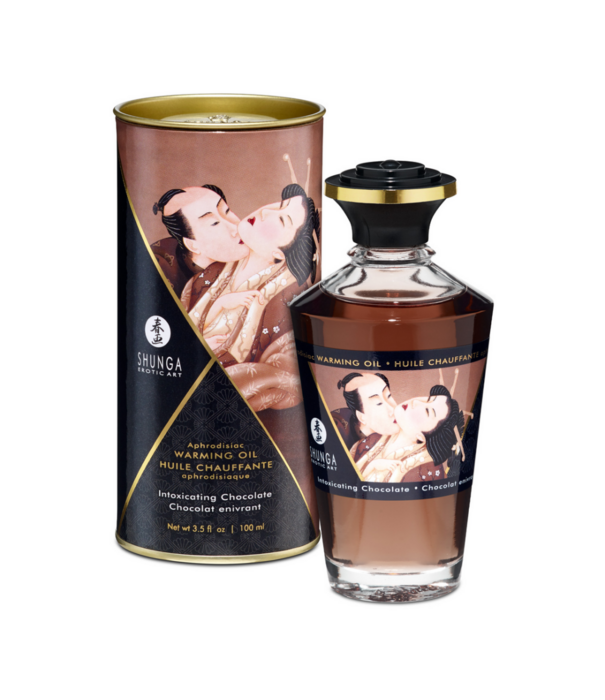 Shunga Aphrodisia Olie - Betoverende Chocolade - 3,5 fl oz / 100 ml