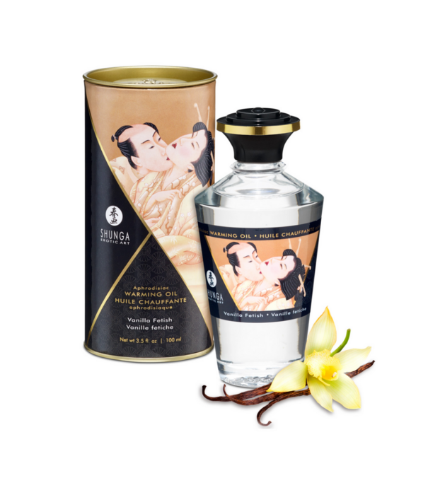 Shunga Aphrodisia Olie - Vanille Fetish - 3.5 fl oz / 100 ml