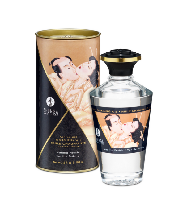 Shunga Aphrodisia Olie - Vanille Fetish - 3.5 fl oz / 100 ml