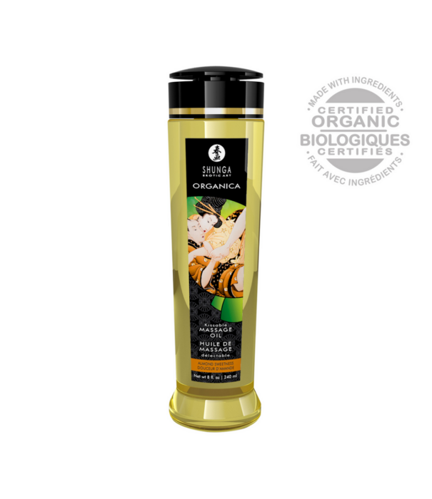 Shunga Organica Massage Olie - Amandel Zoetheid - 8 fl oz / 240 ml