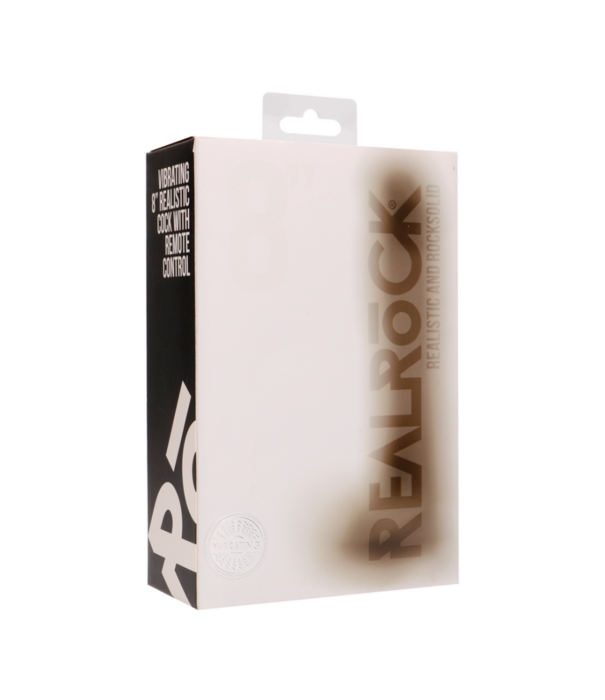 RealRock by Shots Vibrerende Realistische Cock met Scrotum - 8 / 20 cm