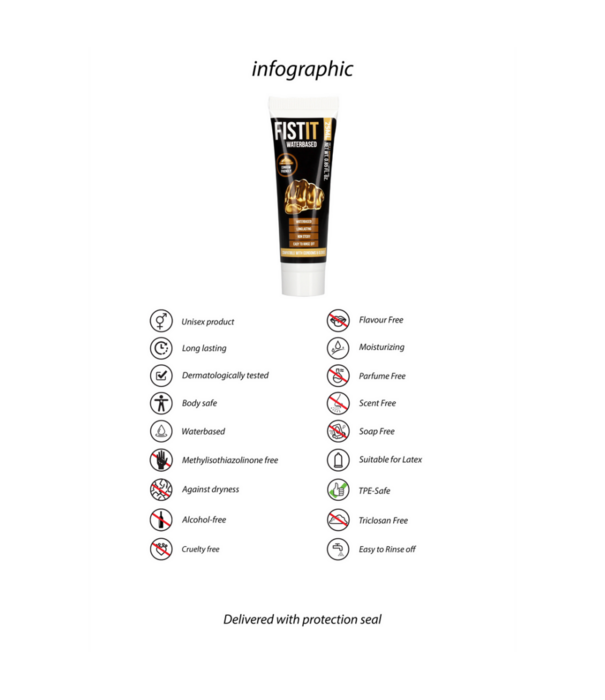 Fist It by Shots Waterbased Lubricant - 0,8 fl oz / 25 ml