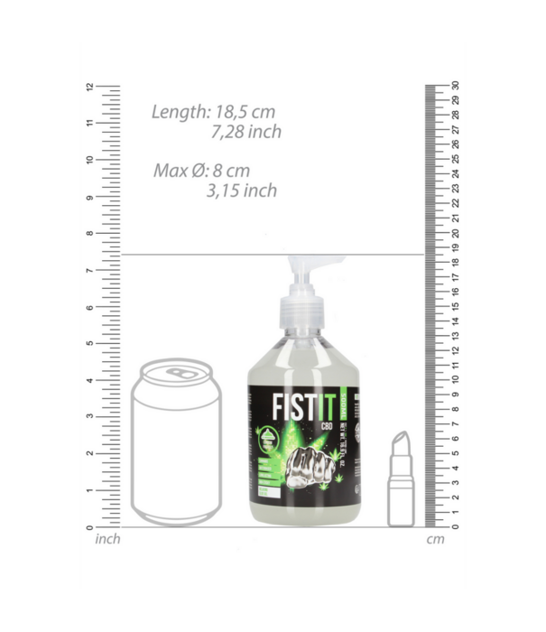 Fist It by Shots CBD Glijmiddel - 500 ml - Pomp
