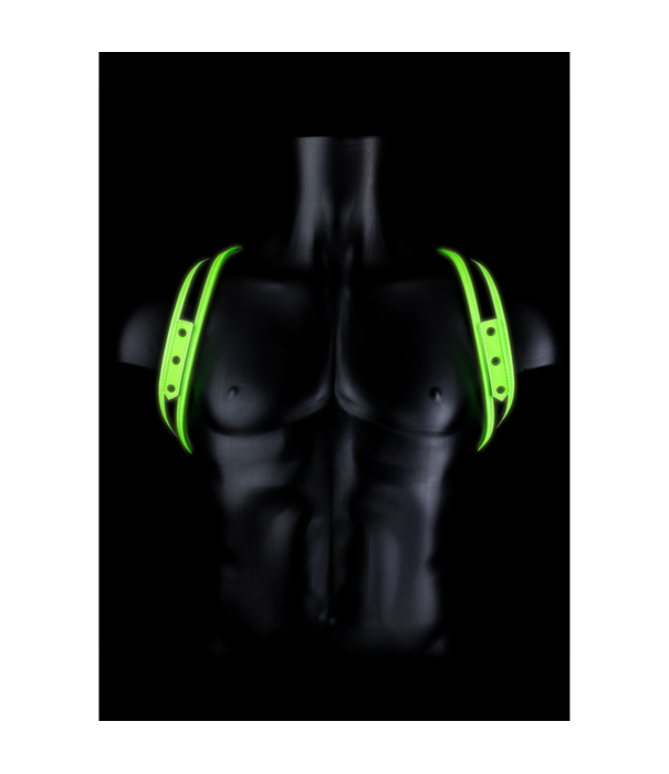 Ouch! by Shots Sling Harness - Glow in the Dark - L/XL