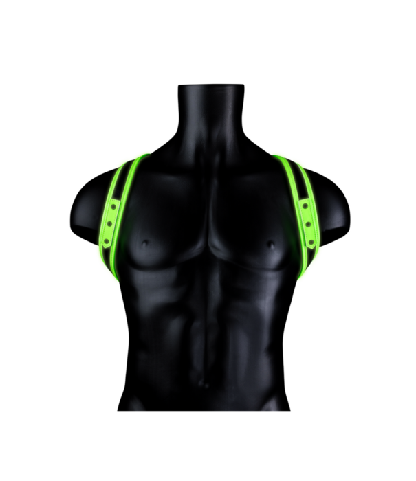 Ouch! by Shots Sling Harness - Glow in the Dark - L/XL