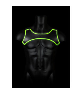 Neopreen Harnas - Glow in the Dark - S/M