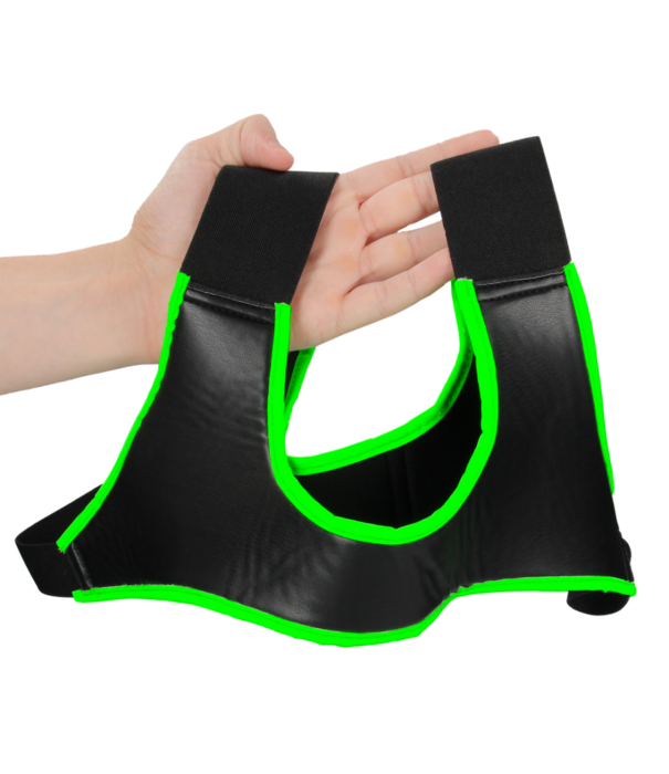 Ouch! by Shots Neopreen Harnas - Glow in the Dark - S/M